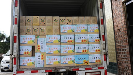 助銷黃桃社會(huì)扶貧，關(guān)愛(ài)員工送高溫福利